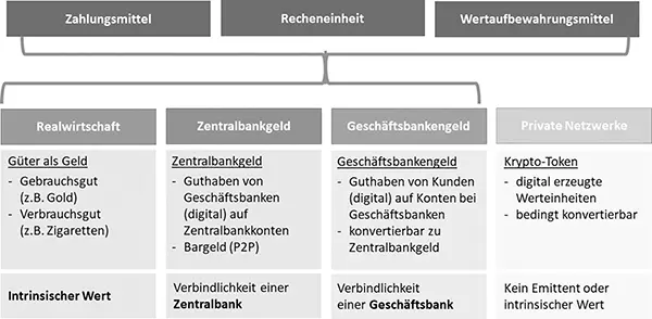 Abb 1Geldfunktionen und Geldformen 14 Die gegenwärtig dominierende Form des - фото 8