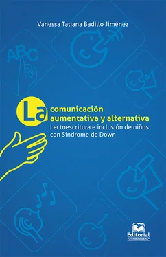 Vanessa Tatiana Badillo Jiménez La comunicación aumentativa y alternativa: lectoescritura e inclusión en niños con síndrome de Down обложка книги