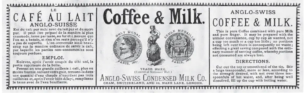 Abbildung 1 Wie der Etikette von Coffee Milk um 1900 zu entnehmen ist - фото 4
