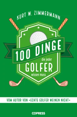 Kurt W. Zimmermann 100 Dinge, die jeder Golfer wissen muss обложка книги