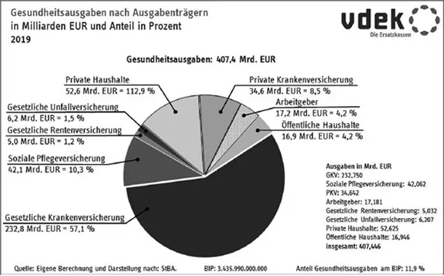 Abb 1 Gesundheitsausgaben nach Ausgabenträgern Quelle - фото 8