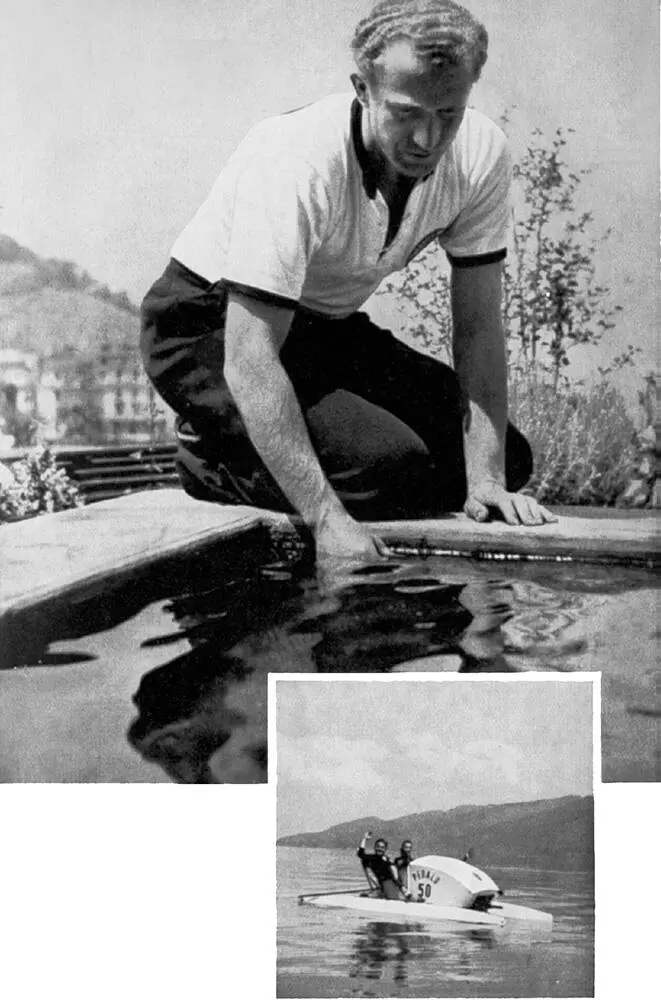 Kleine Fische für Werner Liebrich In einem Bassin macht er mit der bloßen Hand - фото 31