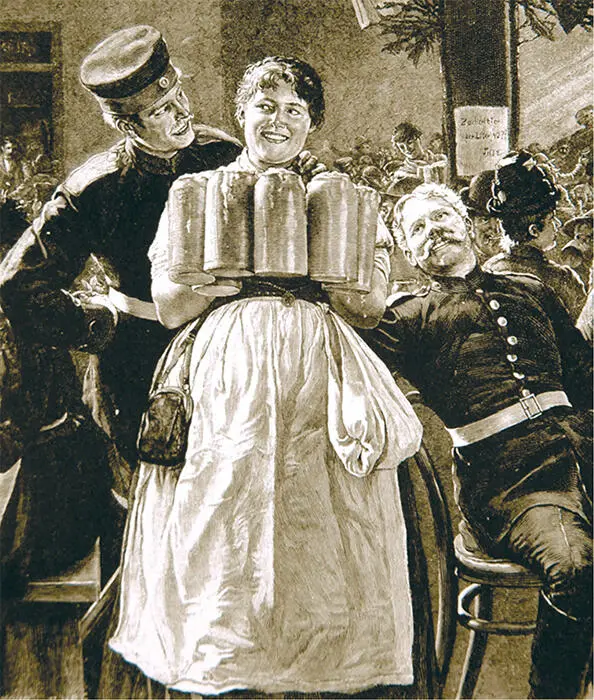 Schöne Münchnerin im Mathäser 1888 Einleitung Die Münchner Madln sind die - фото 2