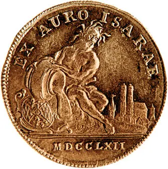 EX AURO ISARAE GoldDukaten 1762 aus Isargold geprägt unter Kurfürst Max - фото 6