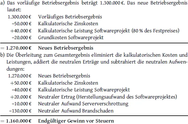 Das Gesamtergebnis errechnet sich dann als 70 des endgültigen - фото 23