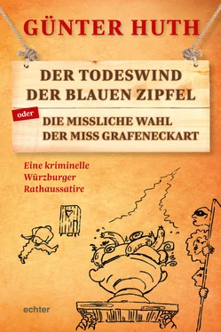 Günter Huth Der Todeswind der blauen Zipfel oder Die missliche Wahl der Miss Grafeneckart обложка книги