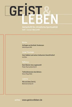 Echter Verlag Geist & Leben 1/2018 обложка книги