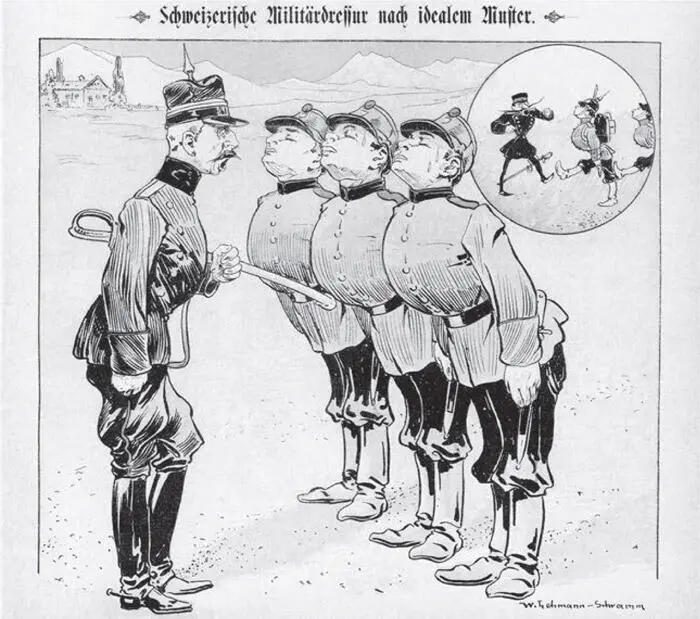 Ätzende Kritik an Gertschs Erziehungsmethoden Schweizerische Militärdressur - фото 9