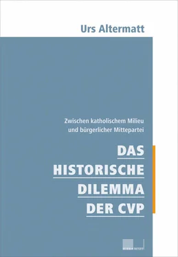 Urs Altermatt Das historische Dilemma der CVP обложка книги