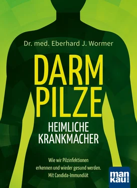 Eberhard J. Wormer Darmpilze - heimliche Krankmacher обложка книги