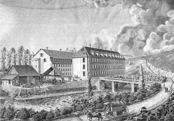Die 1801 02 erbaute erste mechanische Spinnerei der Schweiz in der Hard in - фото 6