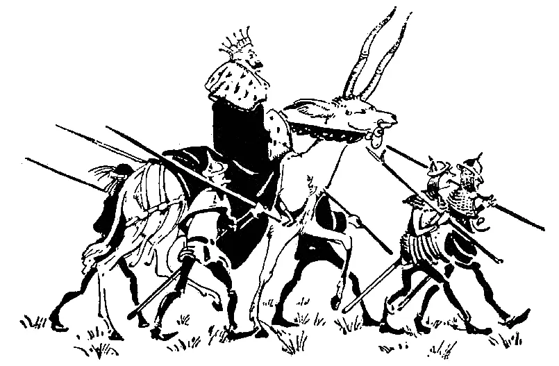 Лилипуты не спускали глаз с сверкающей головы короля но Буц сидевший на плече - фото 14