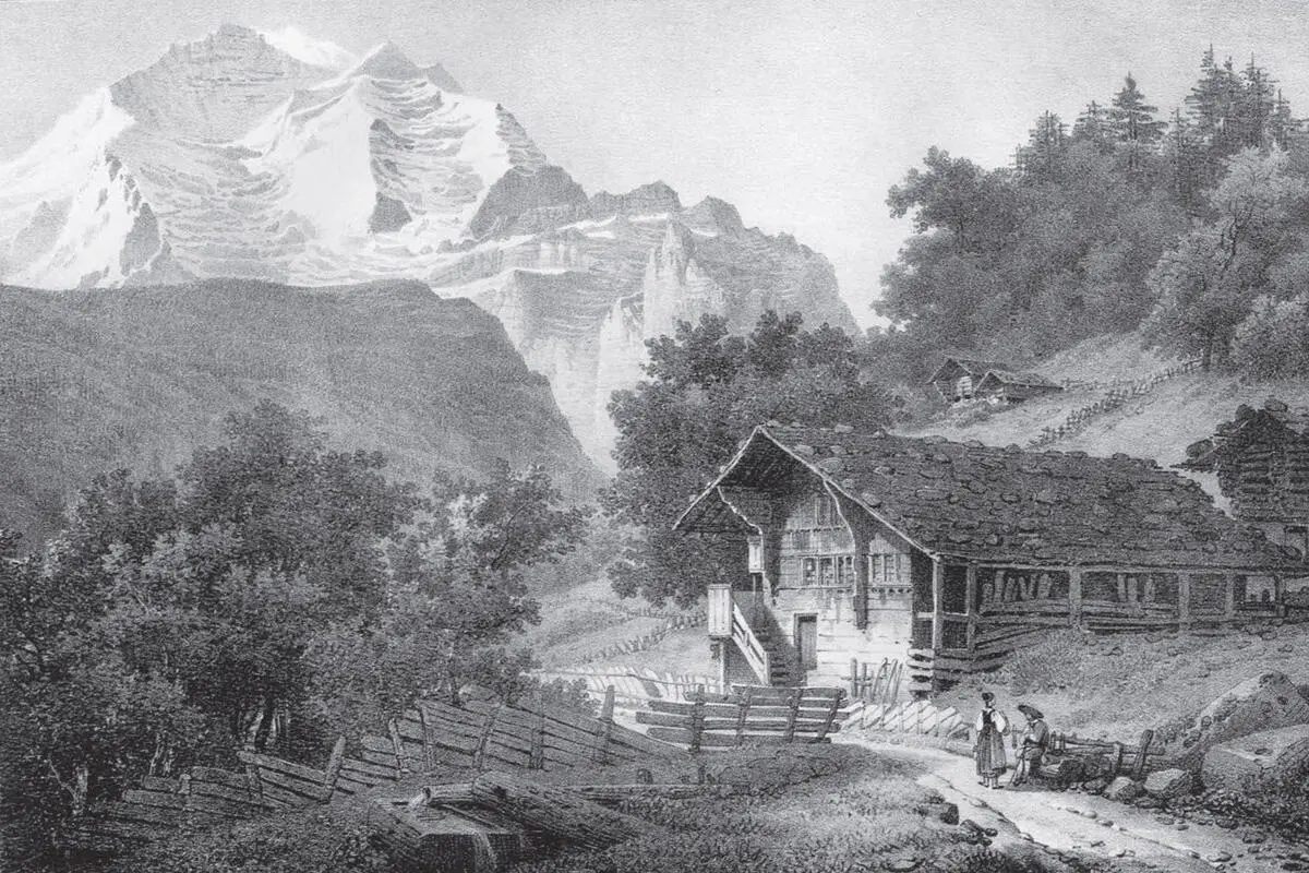 Blick auf die Jungfrau von Lauterbrunnen aus Solche Szenerien inspirierten - фото 12
