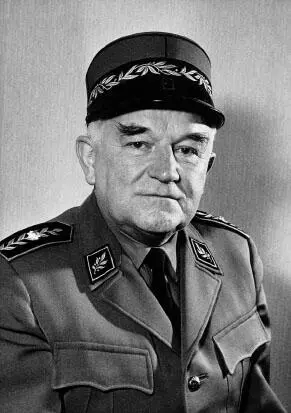 Brigadier Jeanmaire trat Ende 1975 in den Ruhestand Bei einem währschaften - фото 2