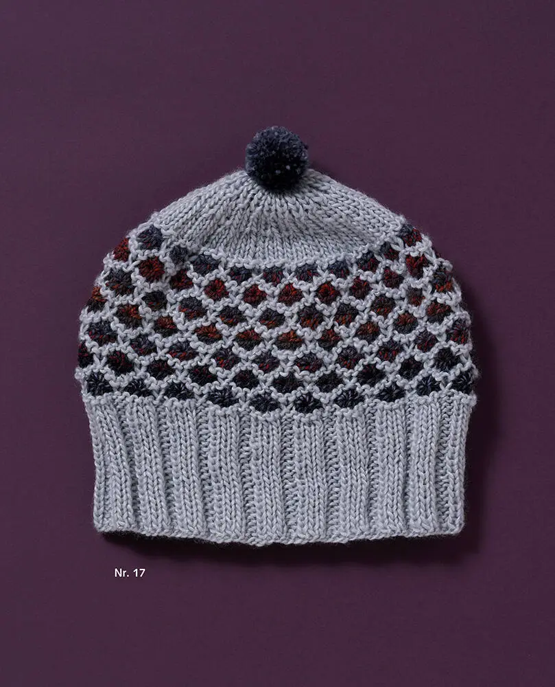 Aster Stitch Mütze mit Sternenmuster Diese Mütze sitzt locker und bequem - фото 19