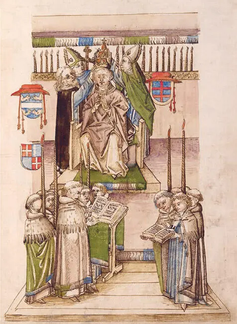 Abb3 Die Krönung des neuen Papstes Martin V Der Italiener Oddo Colonna war - фото 6