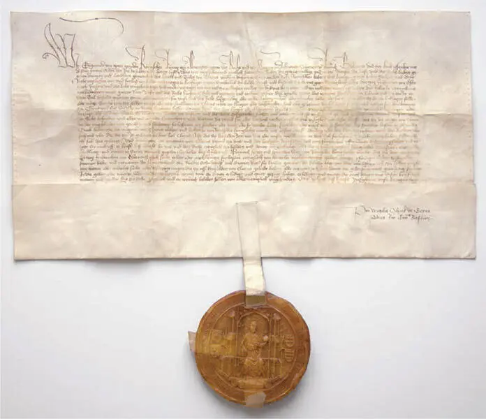 Abb1 Mit der Urkunde vom 22 April 1415 befreit König Sigismund Ammann und - фото 3