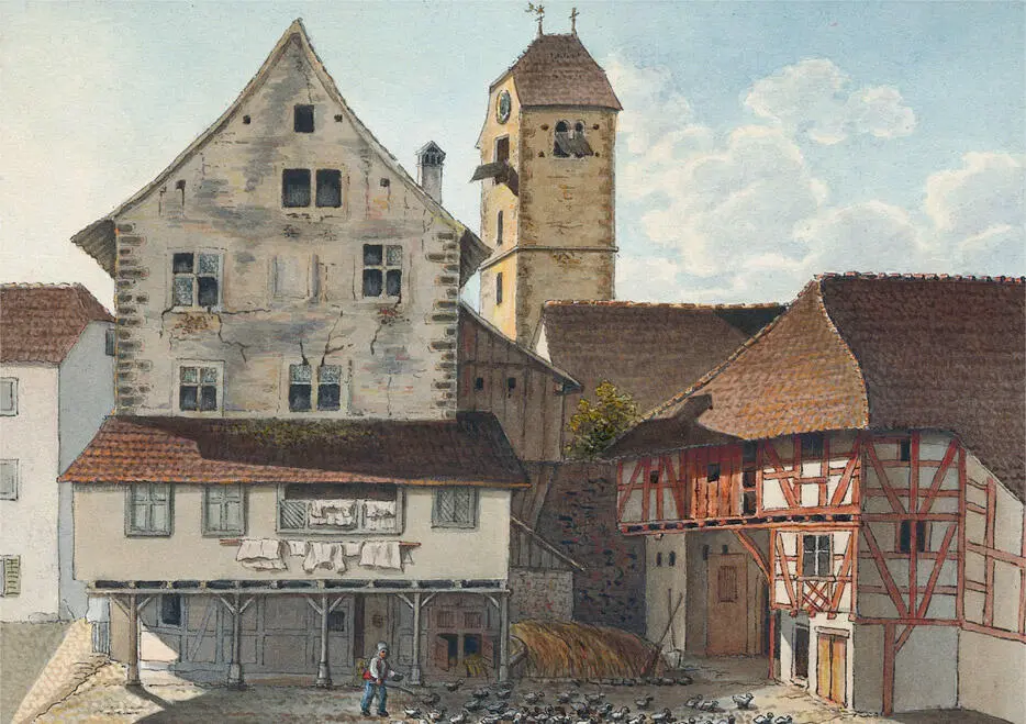 Das Fälklein im Hinterhof So gegen die kühle Morgenluft geschützt schlüpft - фото 8