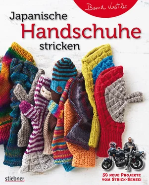 Bernd Kestler Japanische Handschuhe stricken обложка книги