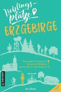 Jan Hübler Lieblingsplätze Erzgebirge обложка книги