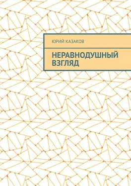 Юрий Казаков НЕРАВНОДУШНЫЙ ВЗГЛЯД обложка книги