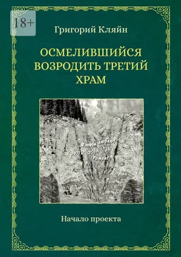 Григорий Кляйн Осмелившийся возродить Третий Храм. Начало проекта обложка книги