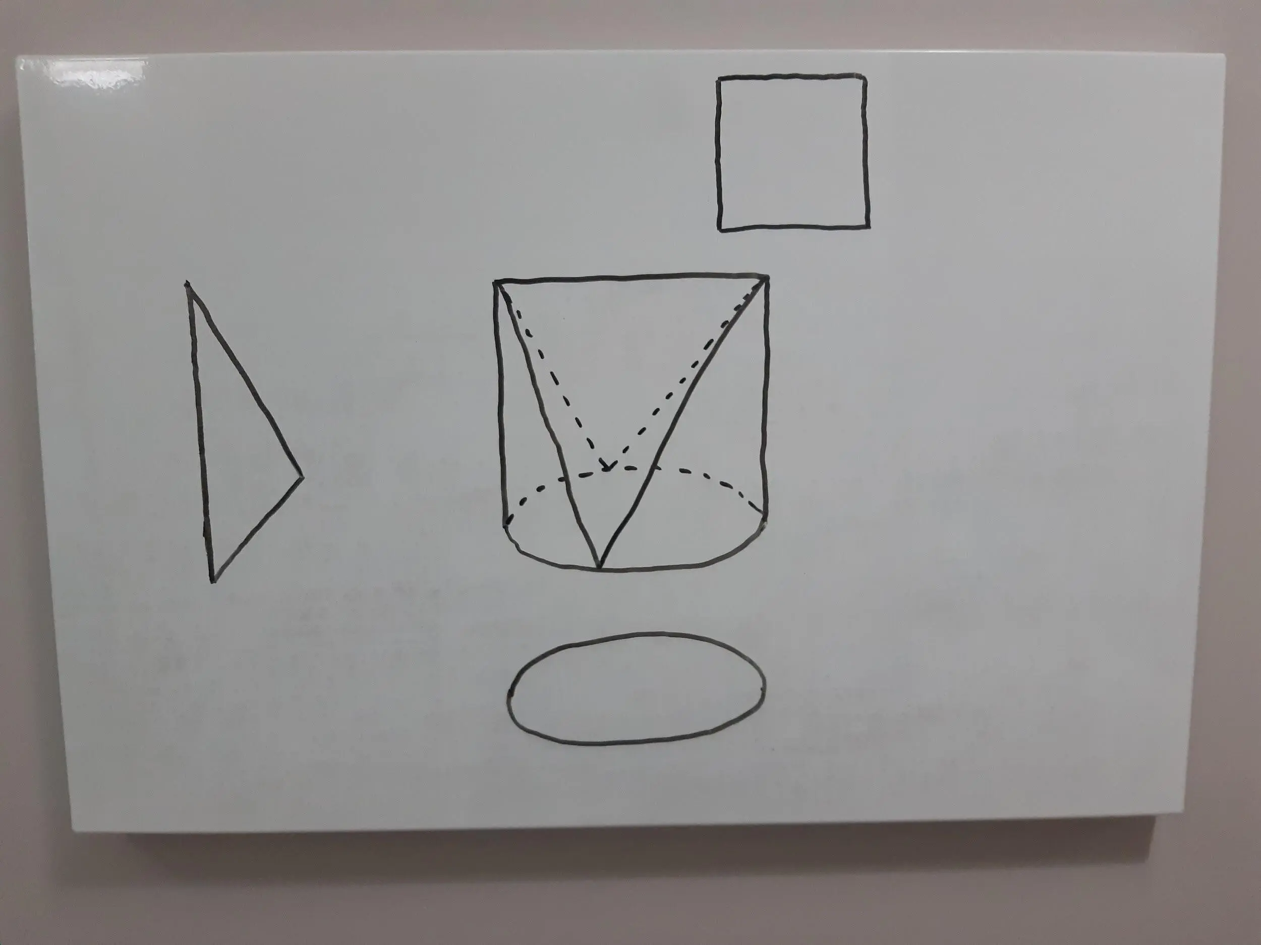 EngineerSure Square triangle and circle are projections of a - фото 6