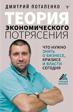 Дмитрий Потапенко Теория экономического потрясения. Что нужно знать о бизнесе, кризисе и власти сегодня обложка книги