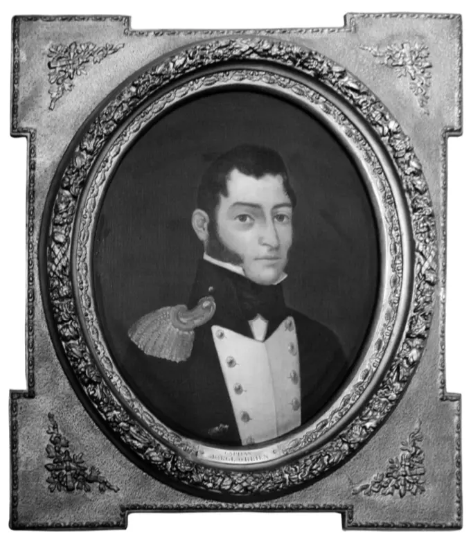 Retrato de George OBrien de autor anónimo Sala Bergantín Águila Club Naval - фото 8