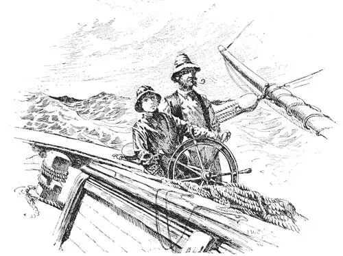 there were days of light airs when harvey was taught how to steer the schooner - фото 16