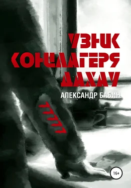 Александр Бабин Узник концлагеря Дахау обложка книги