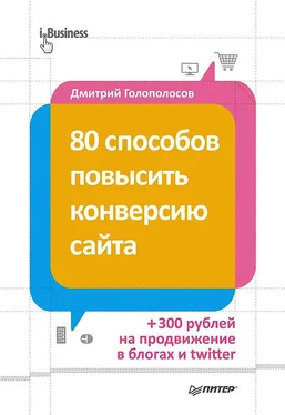 Дмитрий Голополосов 80 способов повысить конверсию сайта обложка книги