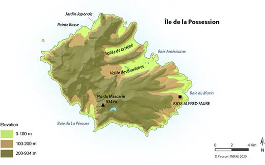 Figure 15 Topography of Île de la Possession Crozet A large part of the - фото 6