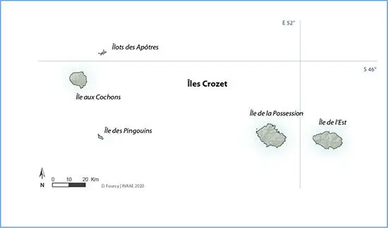 Figure 13 The Îles Crozet Figure 14 Topography of the Îles Kerguelen - фото 4
