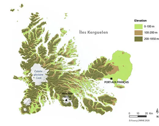 Figure 14 Topography of the Îles Kerguelen Figure 15 Topography of Île - фото 5