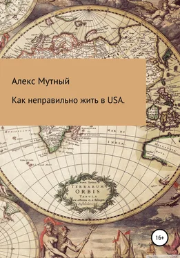 Алекс Мутный Как неправильно жить в USA обложка книги