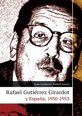 Juan Guillermo Gómez García Rafael Gutiérrez Girardot y España, 1950-1953 обложка книги