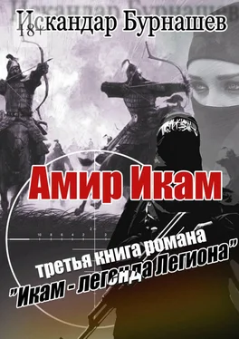 Искандар Бурнашев Амир Икам. Третья книга романа «Икам – легенда легиона» обложка книги