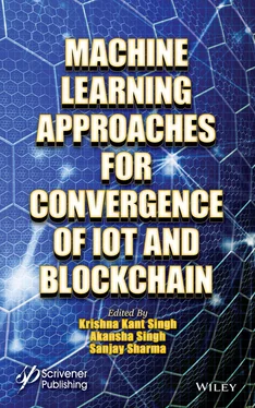 Неизвестный Автор Machine Learning Approaches for Convergence of IoT and Blockchain обложка книги