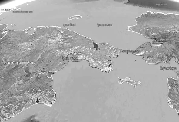 Эгвекинот расположен на берегу залива Креста Берингова моря в 32 километрах от - фото 2