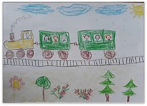 Карацупа Лена 5 лет Егор 8 лет Сегодня я еду на поезде с другими - фото 15