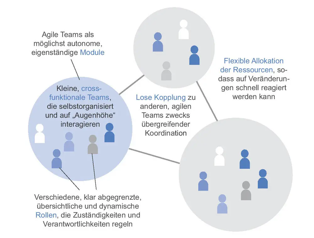Abb 20 Charakteristika agiler Strukturgestaltung 44 Agile Koordination - фото 99