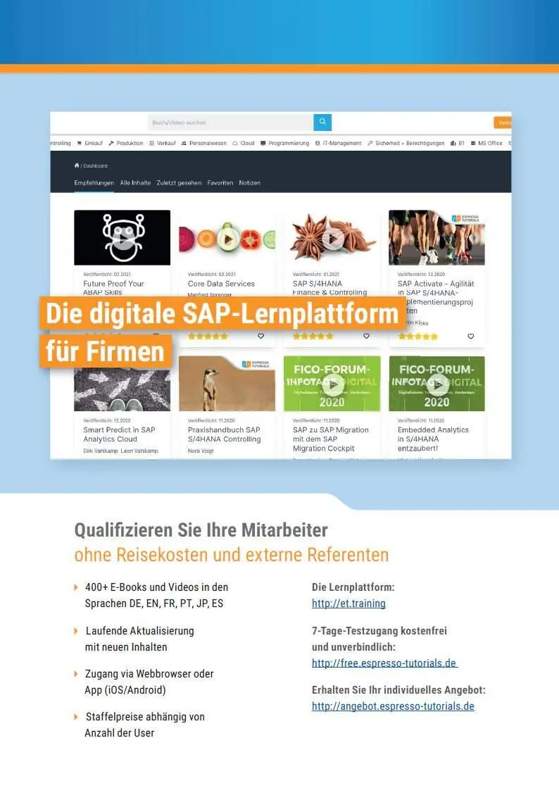 Vorwort Die SAP hat vor einigen Jahren mit der Einführung des eigenen - фото 2