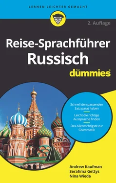 Andrew Kaufman Reise-Sprachführer Russisch für Dummies обложка книги