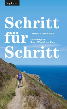 Daniela Leinweber Schritt für Schritt – Unterwegs am South West Coast Path обложка книги