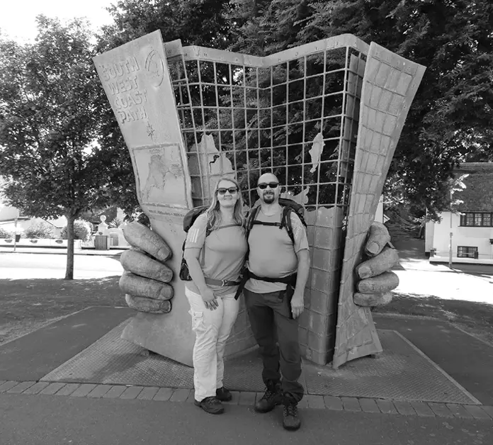 Startskulptur in Minehead Auch der weiteste Weg beginnt mit einem ersten - фото 8