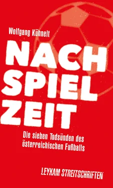 Wolfgang Kühnelt Nachspielzeit – Die sieben Todsünden des österreichischen Fußballs обложка книги