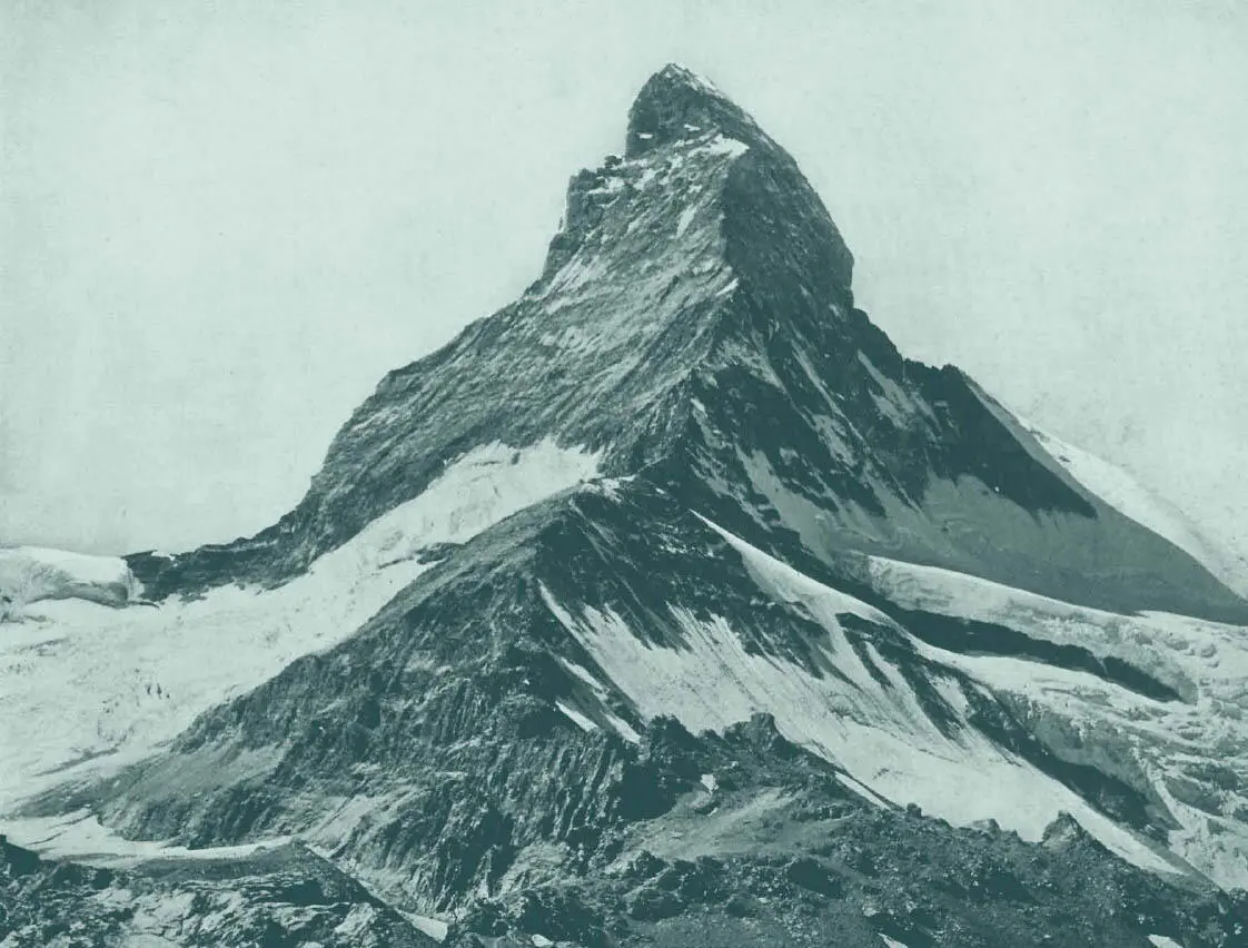 Matterhorn Anstatt einfach von Fels zu Fels zu klettern mussten wir uns durch - фото 8