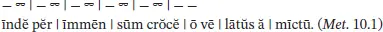 In contrast to Vergil Ovid uses more dactyls than spondees a ratio of 20 to - фото 2