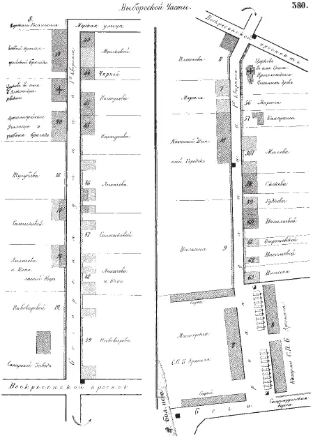 Атлас 13 частей СанктПетербурга Н Цылова Бочарная улица 7 марта 1858 г - фото 18